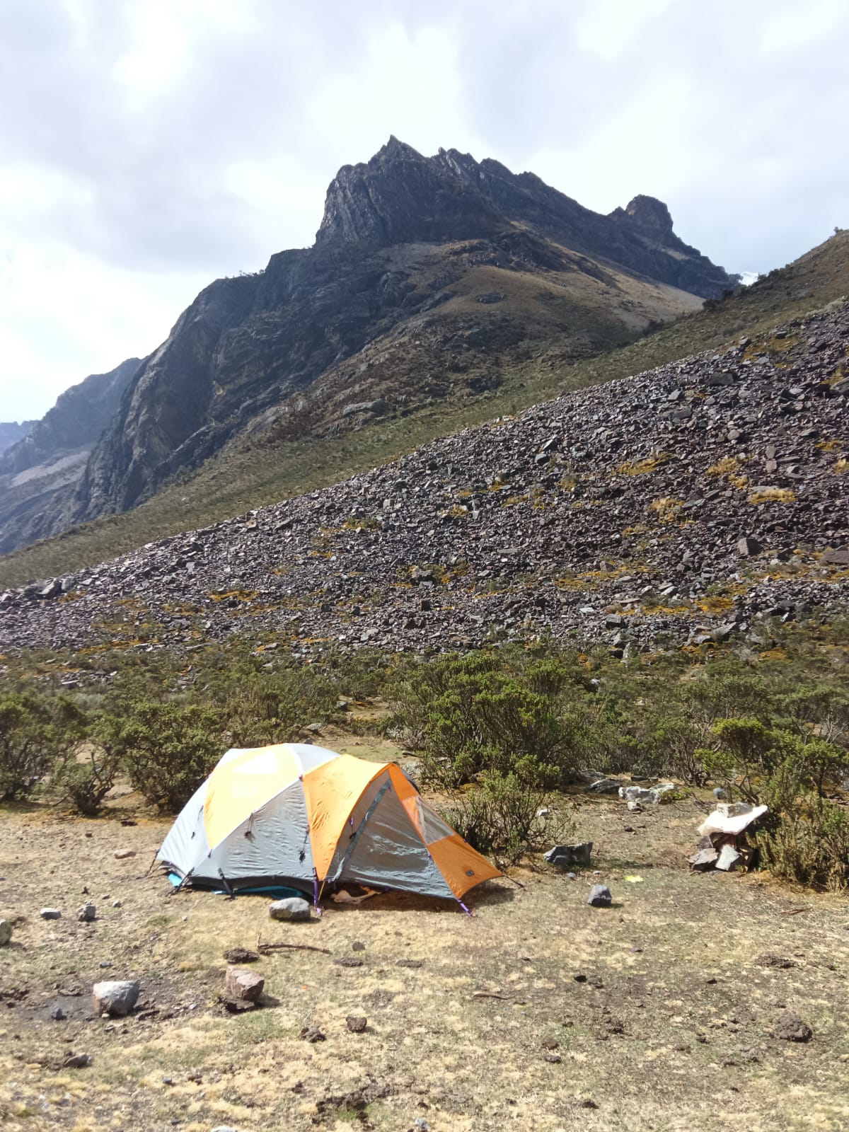 Camp during the trek